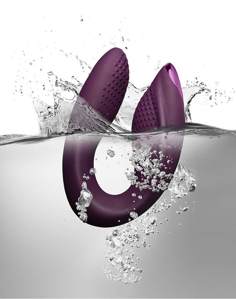 Rocks-Off - Rock Chick Diva - Koppel Vibrator met Afstandsbediening - Paars