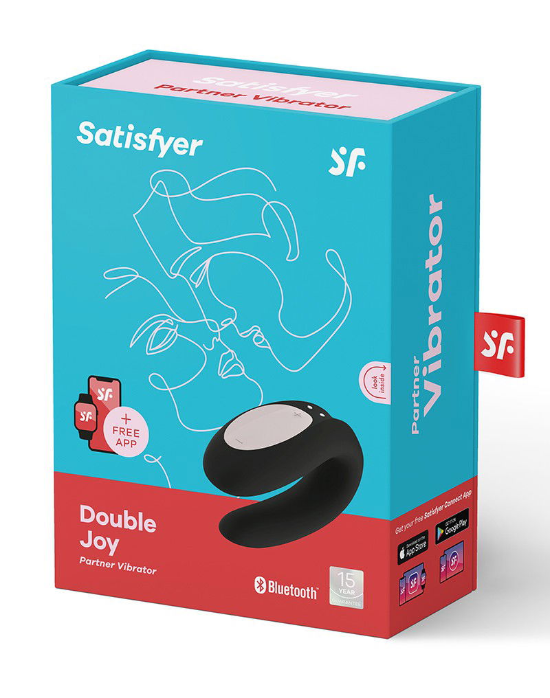 Satisfyer Double Joy Black / incl. Bluetooth and App