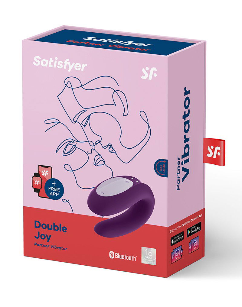 Satisfyer Double Joy Purple / incl. Bluetooth and App