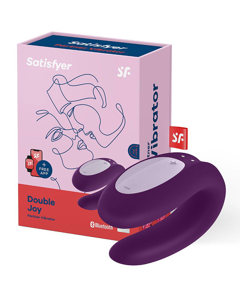 Satisfyer Double Joy Purple / incl. Bluetooth and App