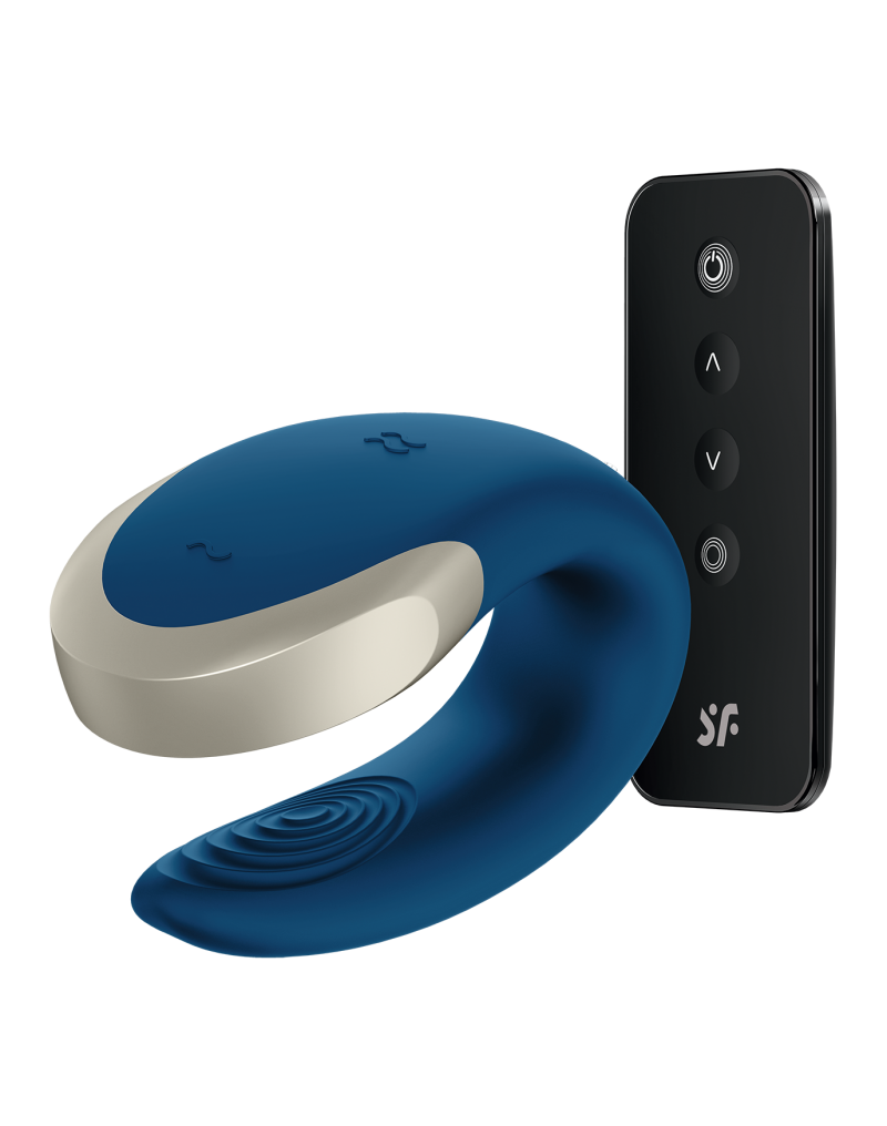 Satisfyer - Double Love - Luxury Couple Vibrator - Blauw