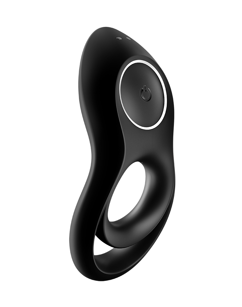 Satisfyer - Legendary Duo - Cockring Vibrator - Zwart