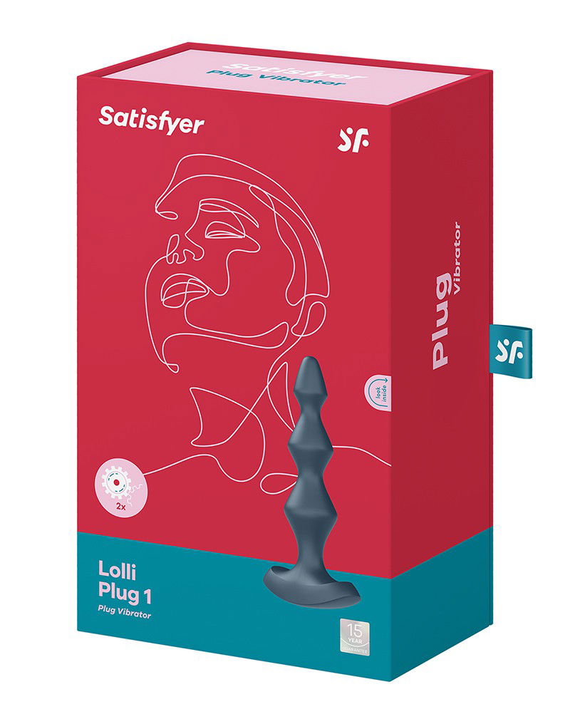 Satisfyer - Lolli Plug 1 - Vibrerende Anale Plug - Zwart