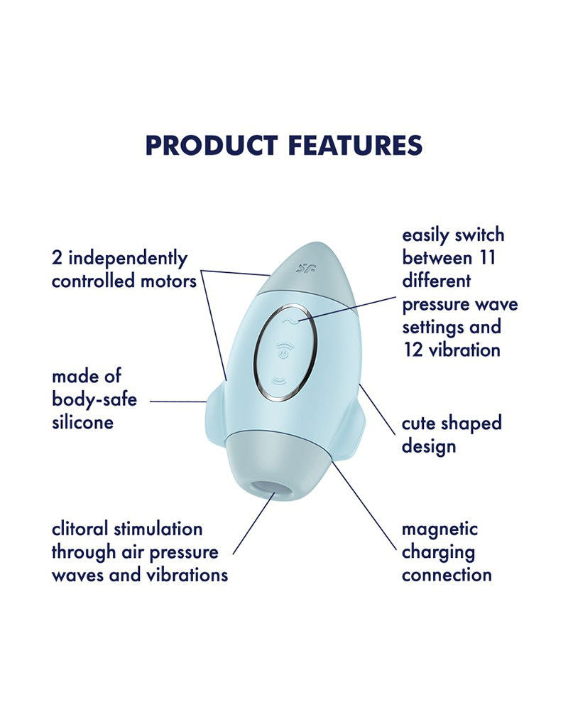 Satisfyer - Mission Control - Luchtdruk Vibrator