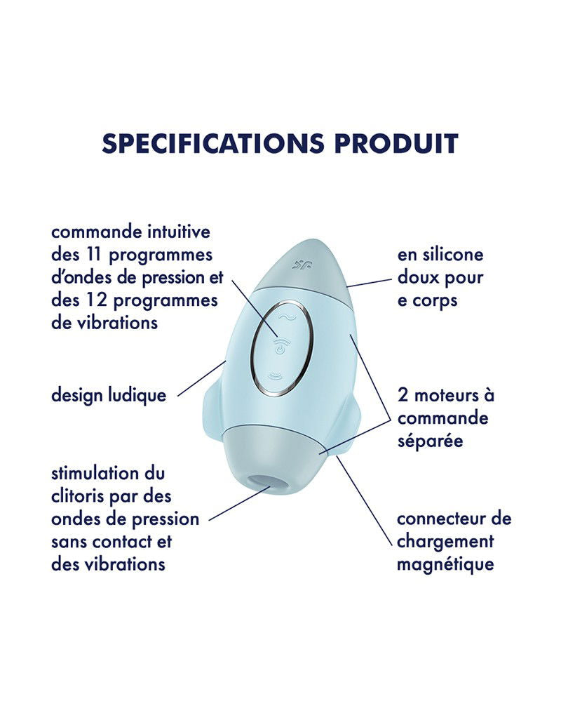Satisfyer - Mission Control - Luchtdruk Vibrator