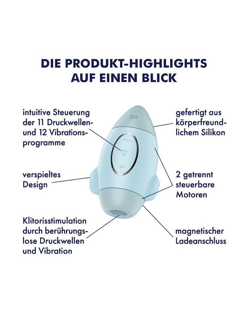 Satisfyer - Mission Control - Luchtdruk Vibrator