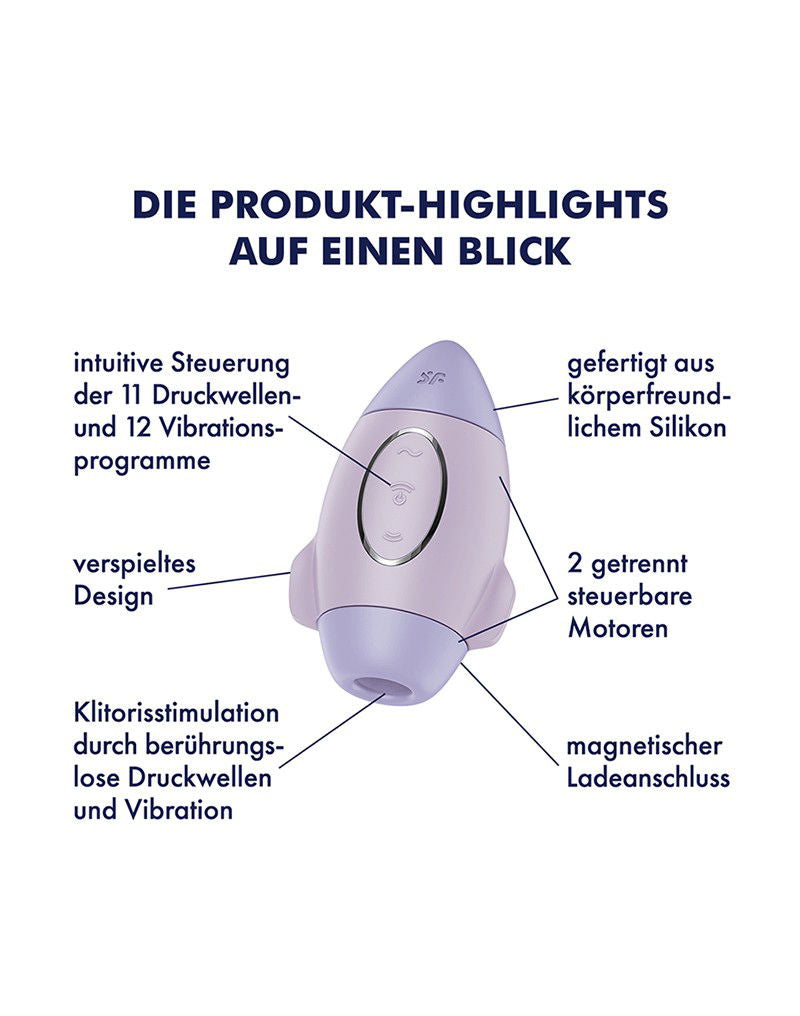 Satisfyer - Mission Control - Luchtdruk Vibrator