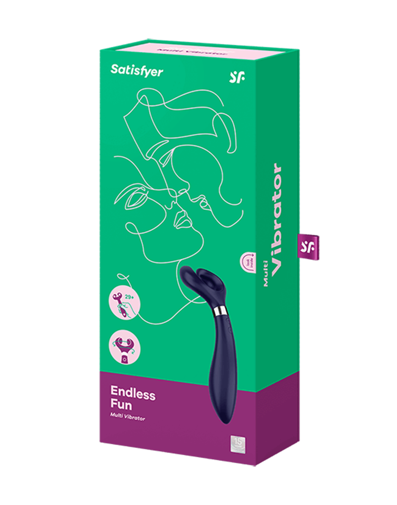 Satisfyer Partner Endless Fun Blue | Multifun 3