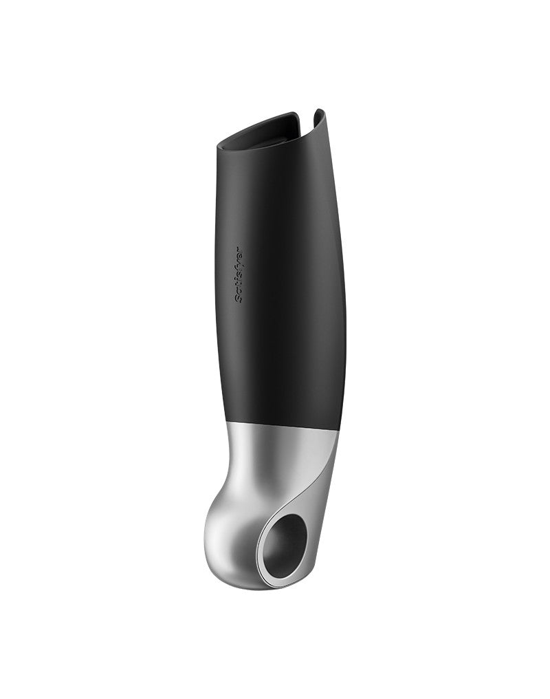 Satisfyer - Power Masturbator (met App Control) - Masturbator - Zwart & Zilver