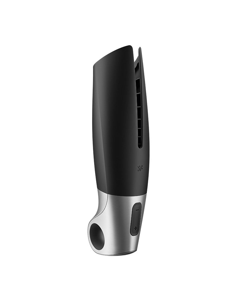 Satisfyer - Power Masturbator (met App Control) - Masturbator - Zwart & Zilver