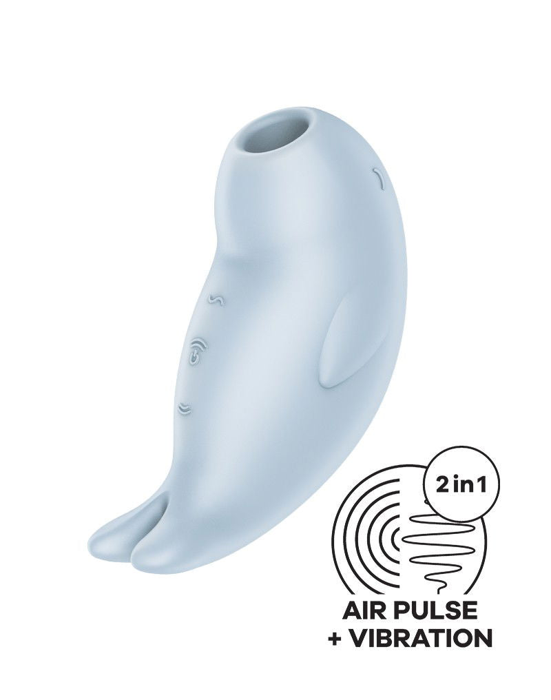 Satisfyer - Seal You Soon - Luchtdruk Vibrator - Blauw