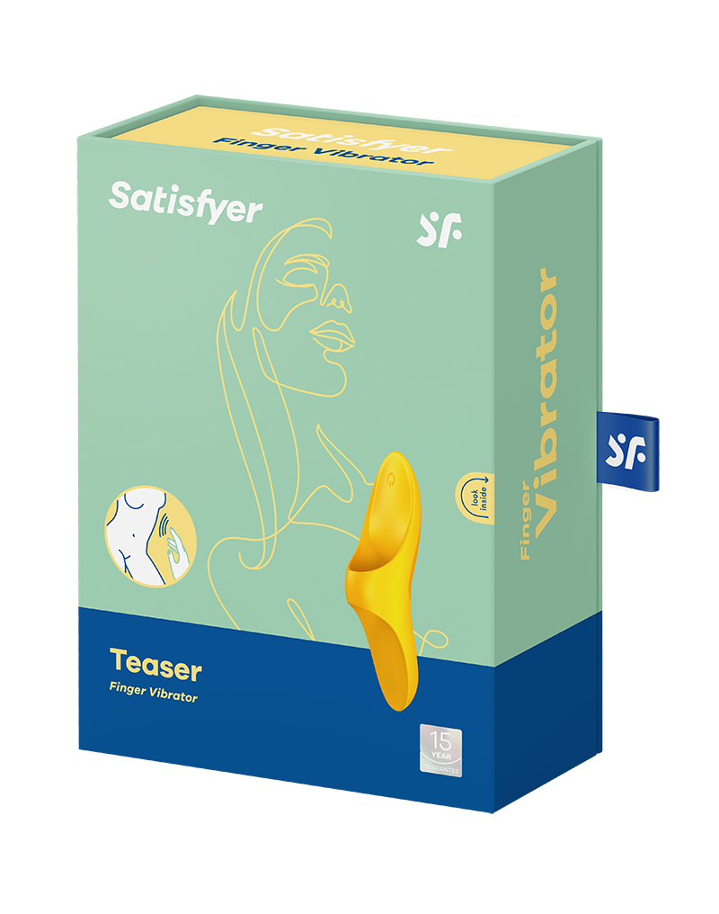 Satisfyer - Teaser - Vinger Vibrator - Geel