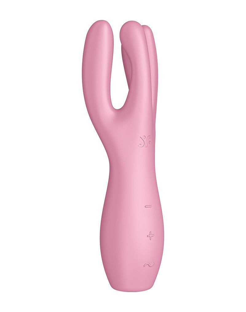Satisfyer - Threesome 3 - Multi Vibrator - Roze