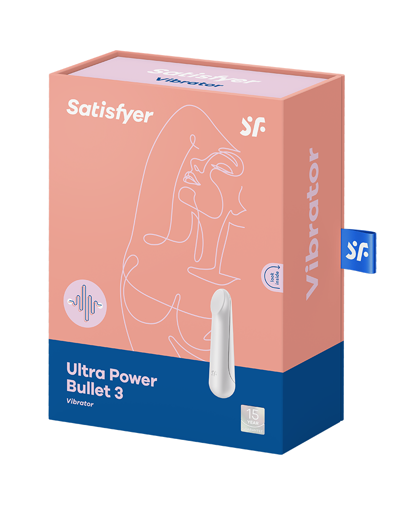 Satisfyer - Ultra Power Bullet 3 - Bullet Vibrator - Wit