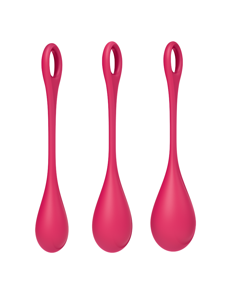 Satisfyer - Yoni Power 1 - Kegel Balletjes Set - Rood