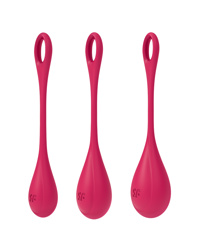 Satisfyer - Yoni Power 1 - Kegel Balletjes Set - Rood