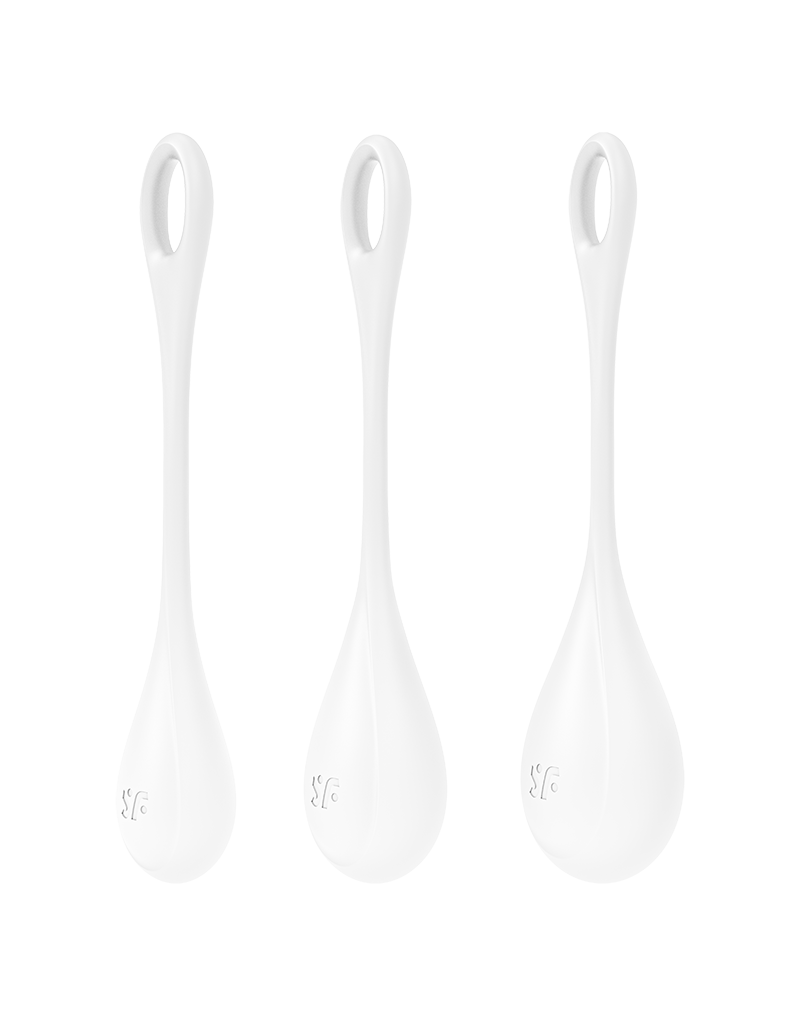 Satisfyer - Yoni Power 1 - Kegel Balletjes Set - Wit