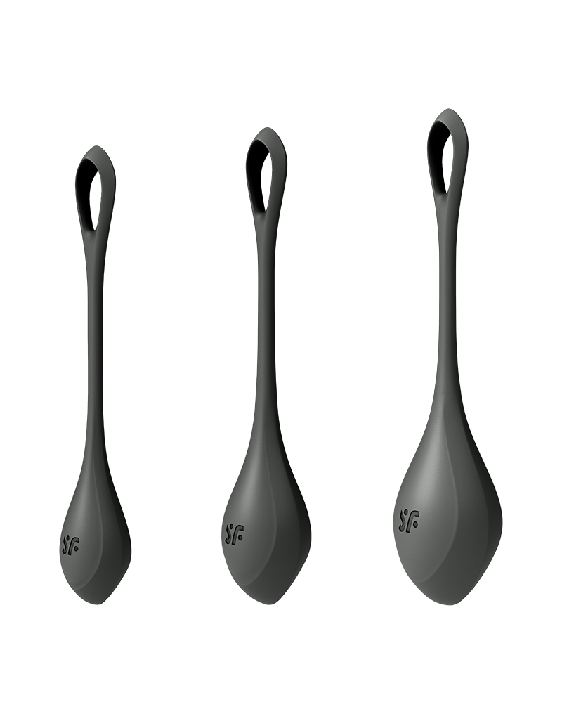 Satisfyer - Yoni Power 2 - Kegel Balletjes Set - Zwart