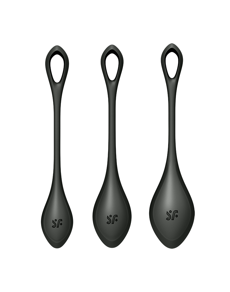 Satisfyer - Yoni Power 2 - Kegel Balletjes Set - Zwart