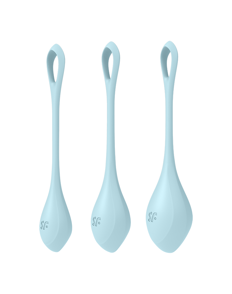 Satisfyer - Yoni Power 2 - Kegel Balletjes Set - Blauw