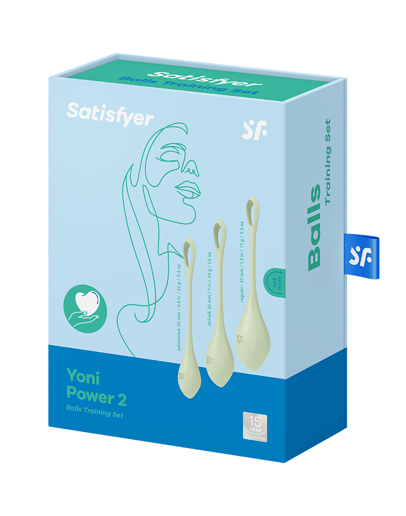 Satisfyer - Yoni Power 2 - Kegel Balletjes Set - Groen