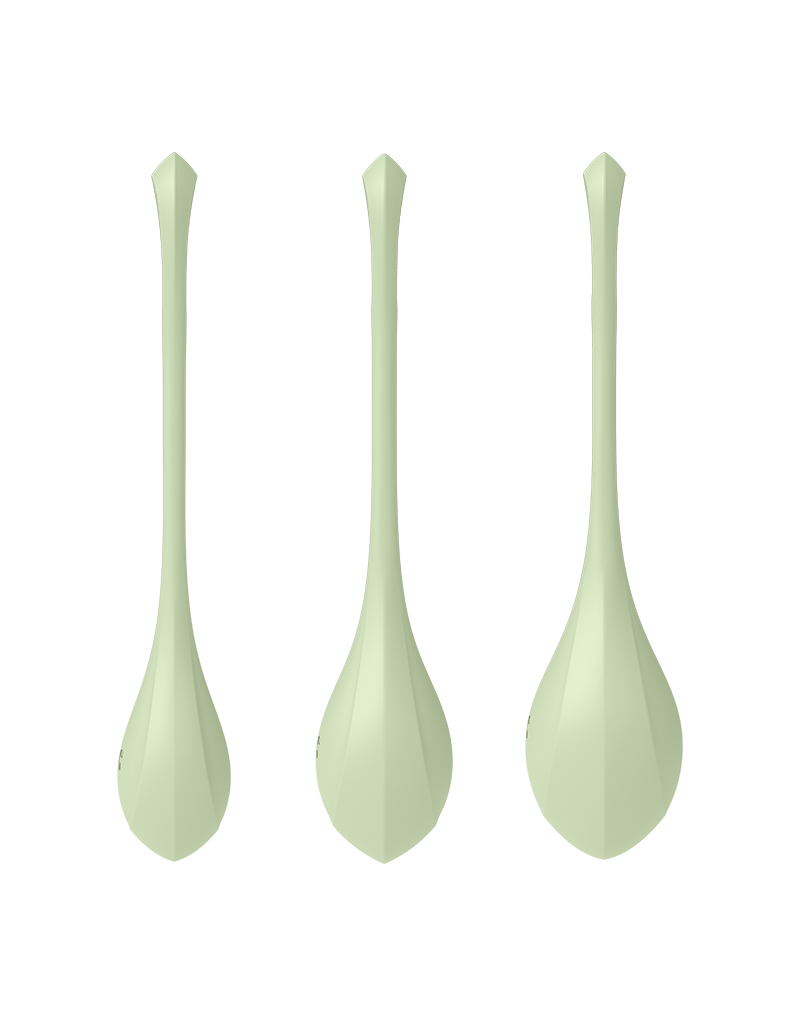 Satisfyer - Yoni Power 2 - Kegel Balletjes Set - Groen