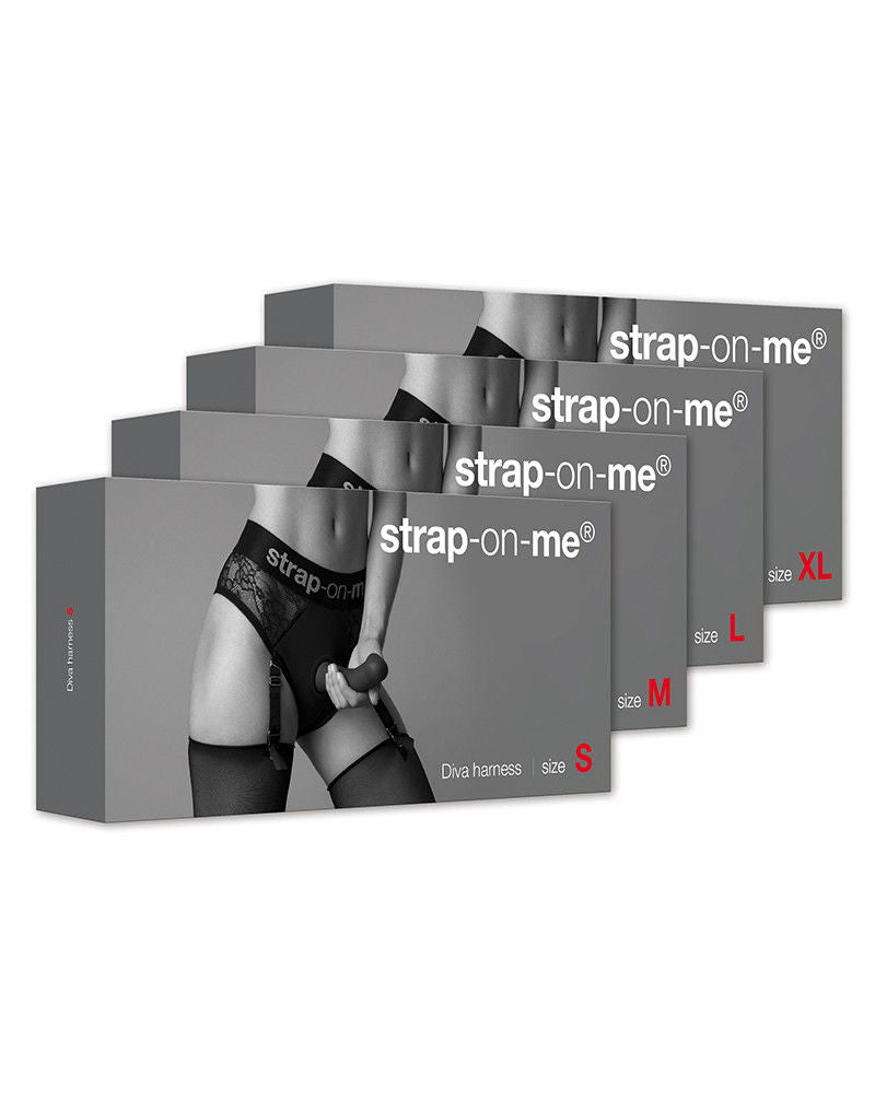 Strap-On-Me - Harnas Diva - Strap-On Harnas - Zwart