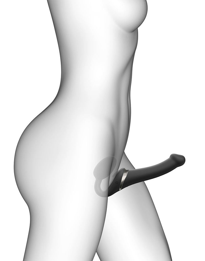 Strap-On-Me - Multi Orgasm - Strap-On Vibrator met Lik Stimulator Maat S