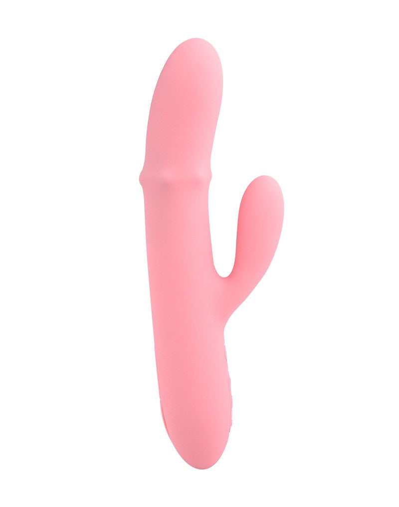 SVAKOM - Mora Neo - Interactieve Rabbit Vibrator met stimulerende kralen - Roze