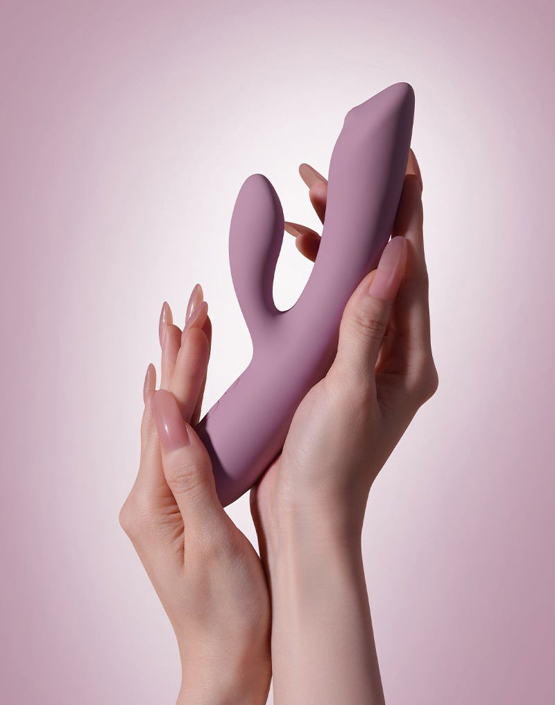 SVAKOM - Trysta Neo - Interactive Rabbit Vibrator with G-Spot Ball - Pink