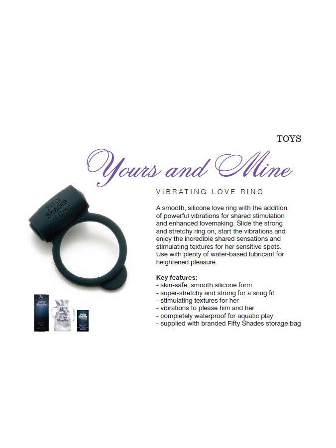 Yours and Mine - FSoG Vibrating Love Ring