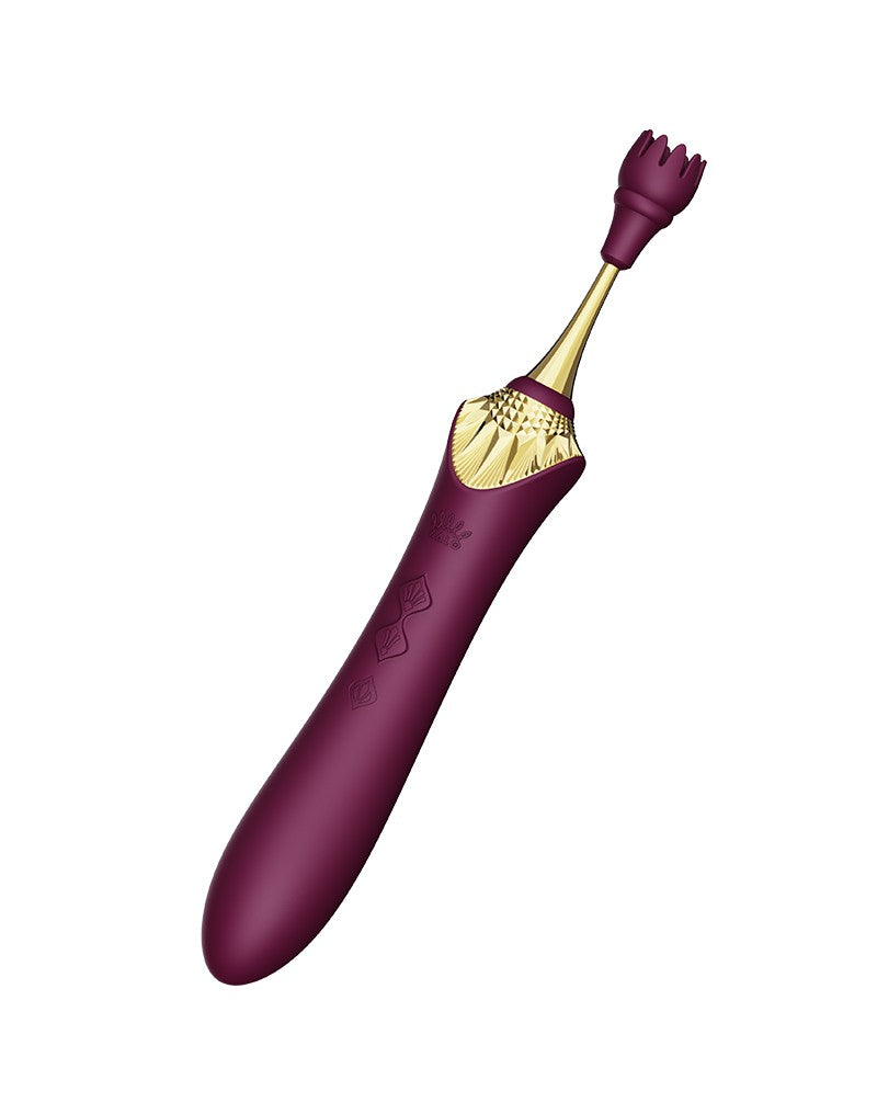 ZALO - Bess 2 - Verwarmende Clitoris Massager met 4 opzetstukken