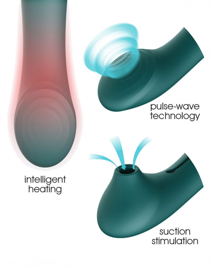 ZALO Queen set - PulseWave Vibrator