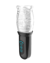 Rimba Toys – Orgastobator 05 – Mannelijke Masturbator – Zwart & Transparant