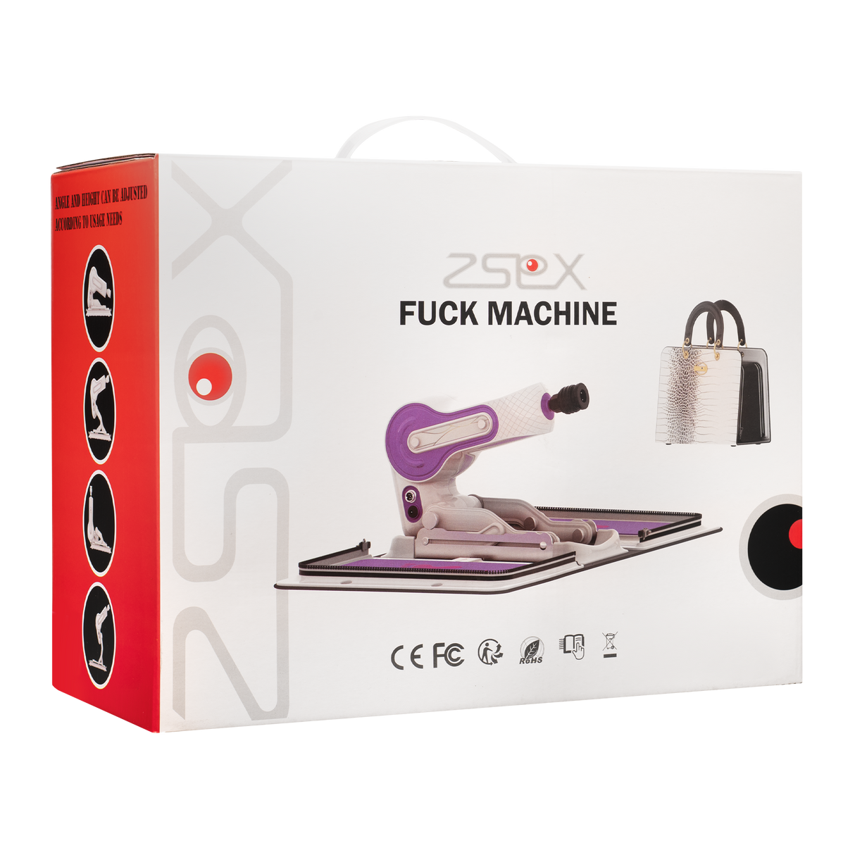 ZSEX - Fuck Machine - Witte Tas - Paarse Machine