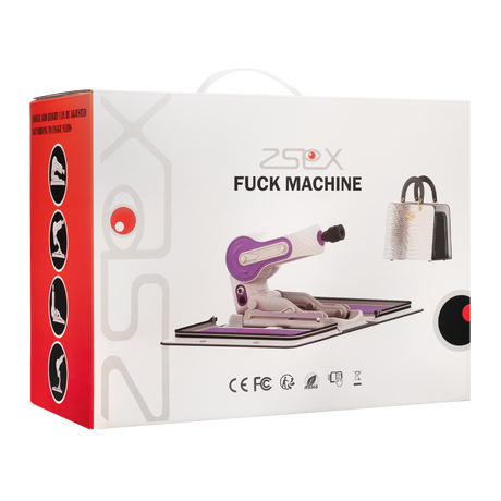 ZSEX - Fuck Machine - Witte Tas - Paarse Machine