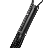 Rimba Bondage Play - Zweep met 19 Strengen (80 cm) - Zwart