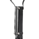 Rimba Bondage Play - Zweep met 19 Strengen (80 cm) - Zwart