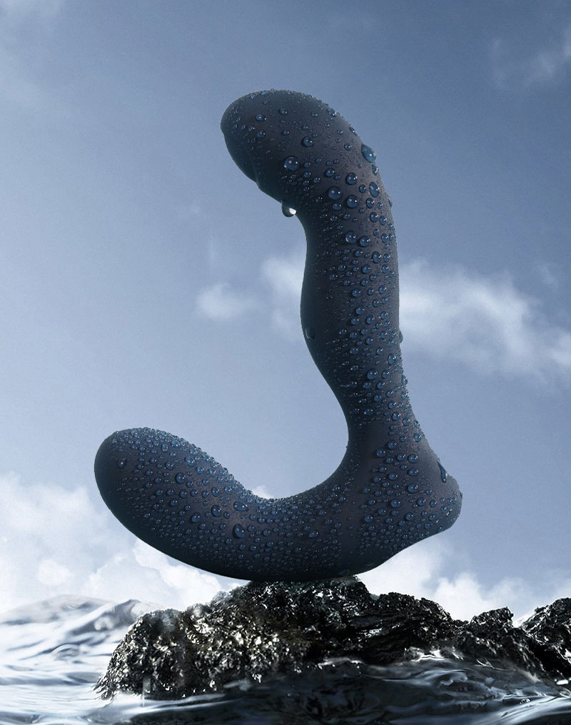 SVAKOM - Iker Neo - Interactieve Pulserende Prostaat Vibrator, Appbediening - Marineblauw