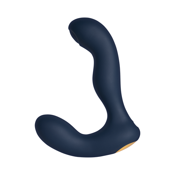 SVAKOM - Iker Neo - Interactieve Pulserende Prostaat Vibrator, Appbediening - Marineblauw