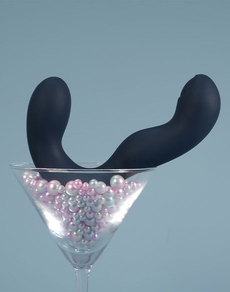 SVAKOM - Iker Neo - Interactieve Pulserende Prostaat Vibrator, Appbediening - Marineblauw