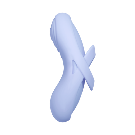 SVAKOM - Echo 2 - Flexibele Vinger Vibrator,  App Besturing - Sky Blue