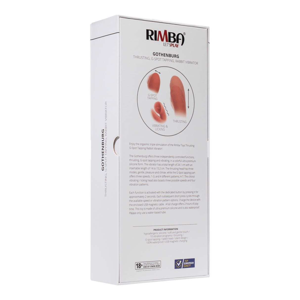 Rimba Toys - Gothenburg Vibrator - Rood