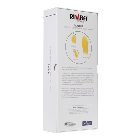 Rimba Toys - Malmö Vibrator - Geel