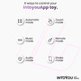 IY - Vibrerend Ei met App. - Blauw/Paars