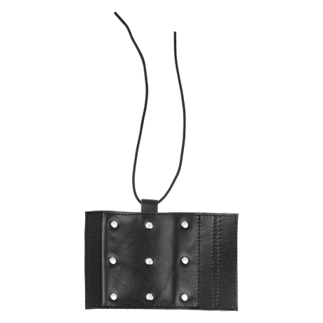 Rimba Bondage Play - Lederen Peniskoker met spijkers - Zwart