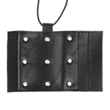 Rimba Bondage Play - Lederen Peniskoker met spijkers - Zwart