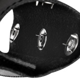 Rimba Bondage Play - Lederen Peniskoker met spijkers - Zwart