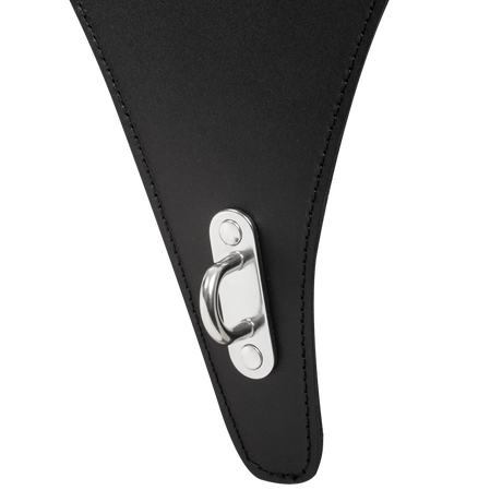 Rimba Bondage Play - Afsluitbare lederen string - Zwart