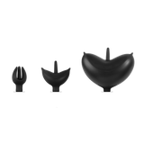 Rimba Bondage Play - Lederen Kuisheidsslip voor Mannen met Opblaasbare Anale Plug - Zwart